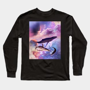 Space Whales Long Sleeve T-Shirt